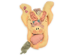 Fabric Bunny Welcome Easter Door Hang Up Sign