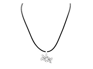 Aquarius Crystal Pave Zodiac Pendant Necklace