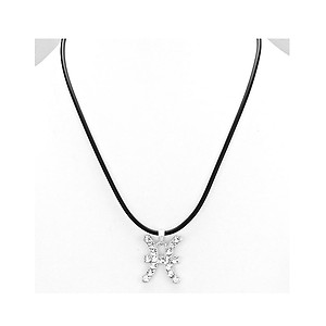 Pisces Crystal Pave Zodiac Pendant Necklace