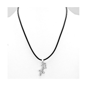 Sagittarius Crystal Pave Zodiac Pendant Necklace