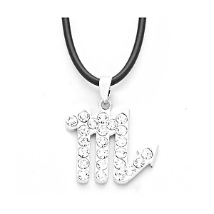 Scorpio Crystal Pave Zodiac Pendant Necklace