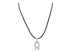 Taurus Crystal Pave Zodiac Pendant Necklace