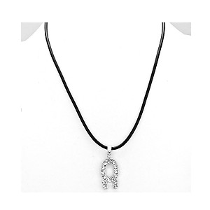 Taurus Crystal Pave Zodiac Pendant Necklace