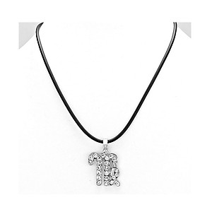 Virgo Crystal Pave Zodiac Pendant Necklace