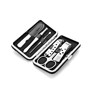 Amethyst 6-Pcs Manicure Pedicure Grooming Kit