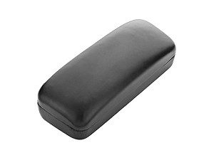 Faux Leather Clamshell Eyeglass / Sunglass Case