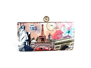 World Traveler Fashion Clutch Evening Bag