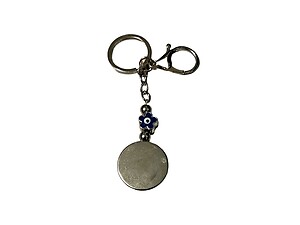 Evil Eye Silver Claw Hook Pendant Keychain Handbag Charm