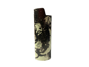 Glow In The Dark Design Epoxy Metal Lighter Case Cover Holder