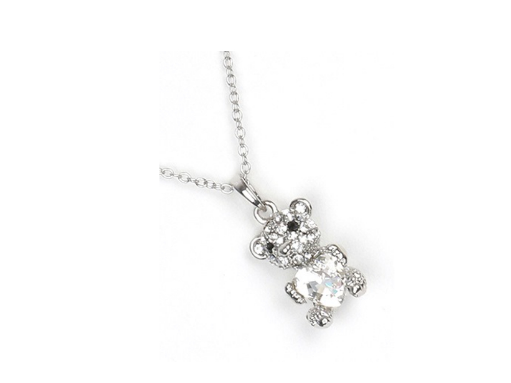 Love Teddy Bear Pendant Necklace