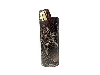 Glow In The Dark Design Epoxy Metal Lighter Case Cover Holder