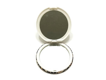 Christmas Presents Double Compact Mirror w/ Crystal Stones