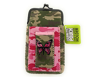 Fun & Colorful Neoprene Cigarette Pouch with Lighter Holder