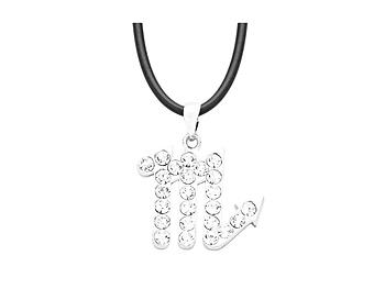 Scorpio Crystal Pave Zodiac Pendant Necklace