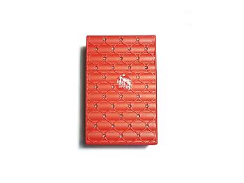 Red Kingsize Bedazzled Push Open Plastic Cigarette Case