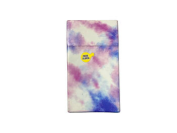 Tye Dye Plastic Design Cigarette Hard Case Pack Holder Fits 100's