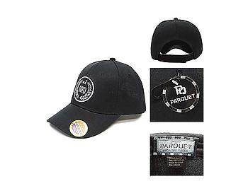 #1 Dad Black Embroidered Baseball Hat Cap w/ Adjustable Velcro Closure