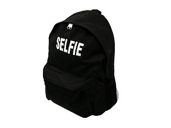 Black Backpack Brand Word Series ~ SELFIE ~ Urban Glam