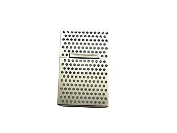 Silver Kingsize Metal See Thru Design Cigarette Case