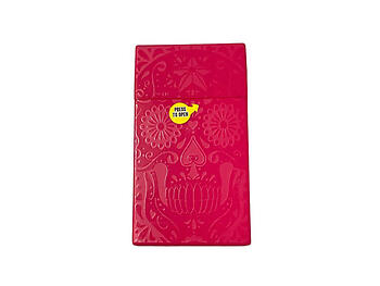 Pink Skull Plastic Design Cigarette Hard Case Pack Holder Fits 100's