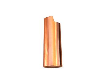 Rose Gold Metal Shell Lighter Case Cover Holder Fits Bic Lighters