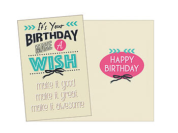Make A Wish ~ Happy Birthday Card