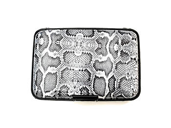 Animal Print Ultra Slim & Lightweight Aluminum Wallet Credit Card Holder
