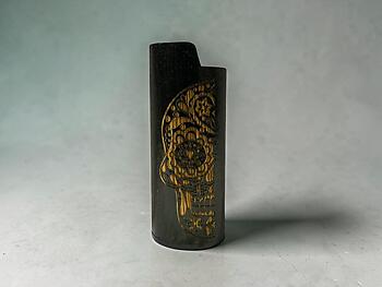 Wood Laser Etched Lighter Case Cover Holder Fits Bic Lighters
