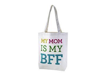My Mom is my BFF Imprinted Cotton Tote