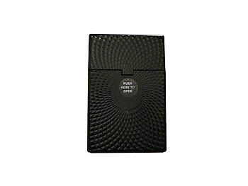 Black Kingsize Vertigo Design Cigarette Case