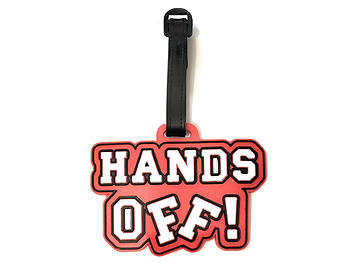 Hands Off ~ Travel Suitcase ID Luggage Tag and Suitcase Label