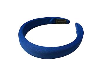 Blue Handmade Padded Cushion Fashion Headband Hair Accessory
