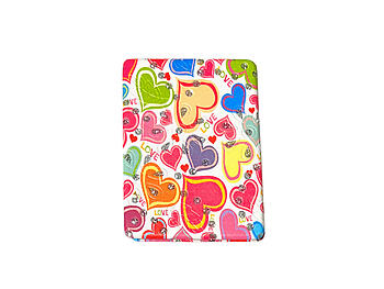 Love Theme Double Compact Mirror w/ Crystal Stones