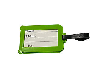 Green My Bag ~ Travel Suitcase ID Luggage Tag and Suitcase Label
