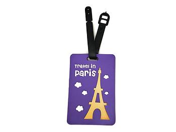 Travel in Paris ~ Travel Suitcase ID Luggage Tag and Suitcase Label