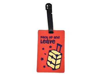 Pack Up and Leave ~ Travel Suitcase ID Luggage Tag and Suitcase Label