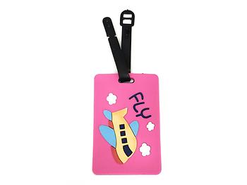 Pink Fly ~ Travel Suitcase ID Luggage Tag and Suitcase Label