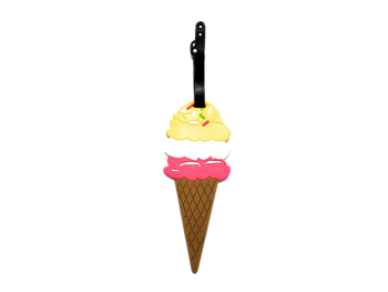 ice cream luggage tag