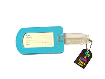 Keep The Skies Calm ~ Inspirational Travel Suitcase Label ID Luggage Tag