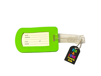 Green Faith ~ Inspirational Travel Suitcase Label ID Luggage Tag