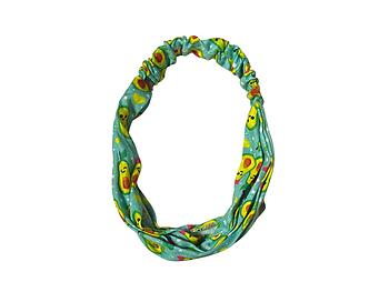 Green Avocadorable Wide Cotton Stretch Headband Hair Accessory