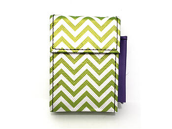 Womens Kingsize Fabric Cigarette Case With Lighter Pouch