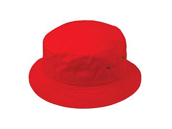 kids red bucket hat