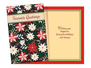 Wishing You Happiness ~ 6 Pack Holiday Greeting Cards