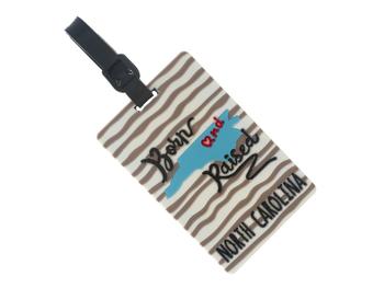 State of North Carolina ~ Travel Suitcase ID Luggage Tag and Suitcase Label