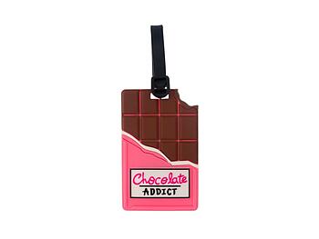 Chocolate Addict ~ Travel Suitcase ID Luggage Tag and Suitcase Label
