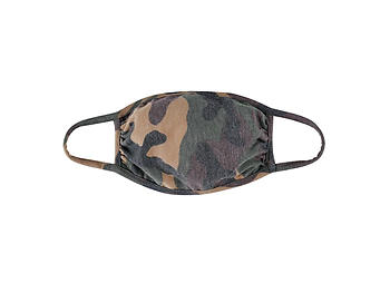 Brown Reusable Camouflage T-Shirt Cloth Face Mask