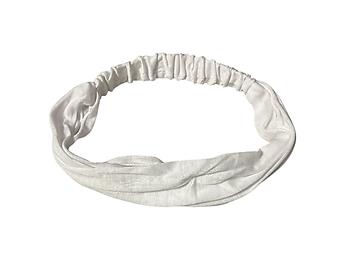 White Wide Cotton Stretch Headband Hair Accessory