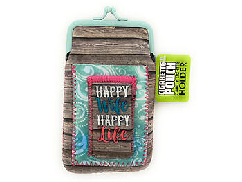 Fun & Colorful Neoprene Cigarette Pouch with Lighter Holder