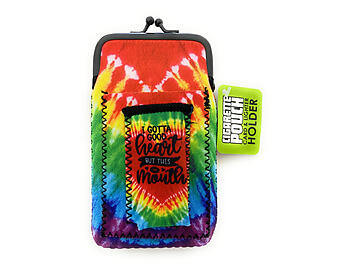 Fun & Colorful Neoprene Cigarette Pouch with Lighter Holder